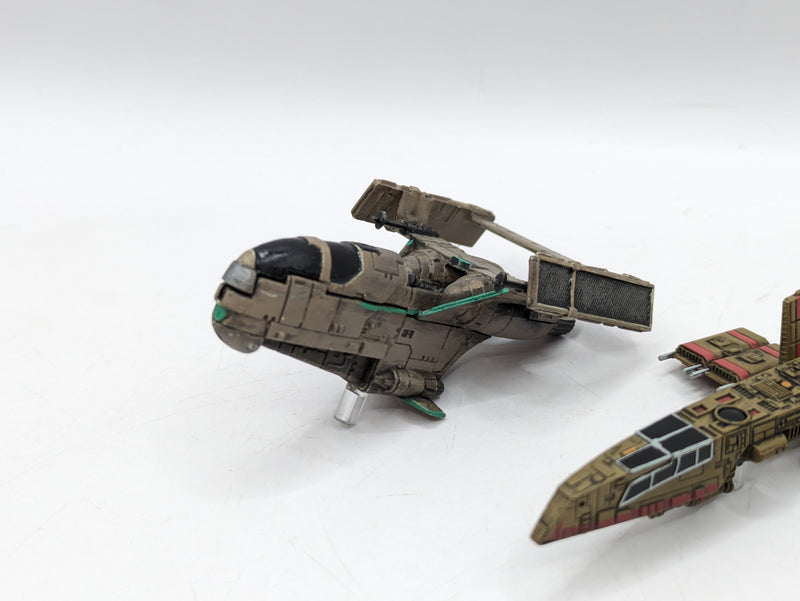 X-Wing Miniatures Game: Custom Mist Hunter G1-A Starfighter and HWK-290 (AO013)