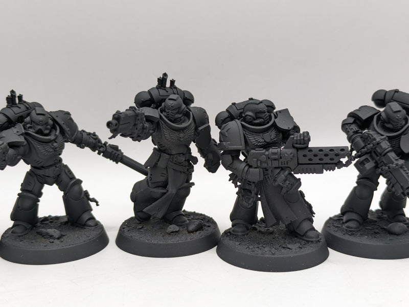 Warhammer 40k: Space Marine Black Templars Crusader Squad and Marshal (AD073)