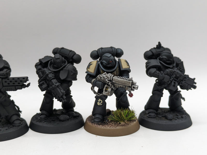 Warhammer 40k: Space Marine Black Templars Crusader Squad and Marshal (AD073)