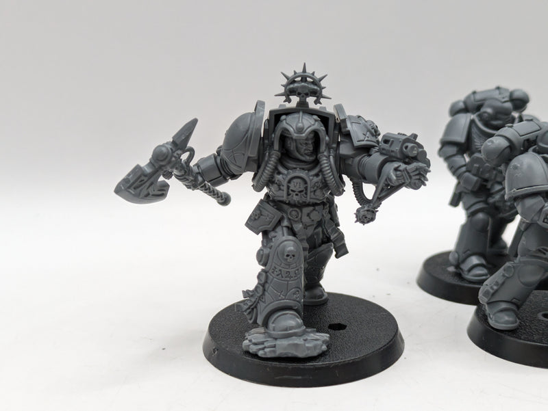 Warhammer 40k: Space Marine Infernus Squad and Terminator Librarian (AZ155)