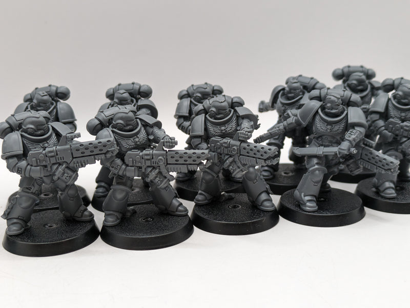 Warhammer 40k: Space Marine Infernus Squad and Terminator Librarian (AZ155)