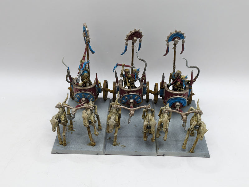 Warhammer The Old World: Tomb Kings of Khemri Skeleton Chariots (AX042)