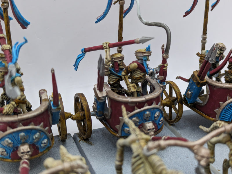 Warhammer The Old World: Tomb Kings of Khemri Skeleton Chariots (AX042)