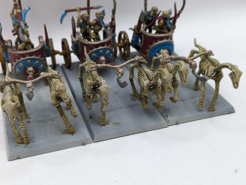 Warhammer The Old World: Tomb Kings of Khemri Skeleton Chariots (AX042)