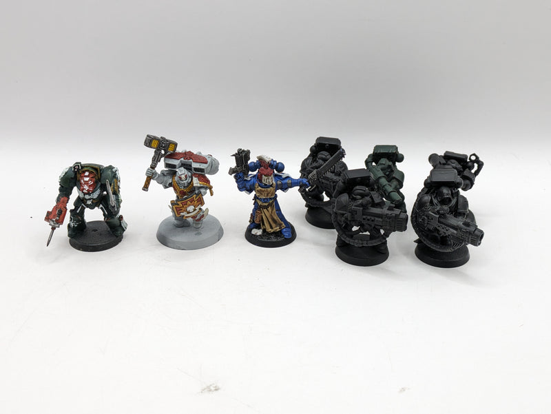 Warhammer 40k: Space Marine Dark Angels Devastators, Terminator and Jump-pack Captain (BA047)