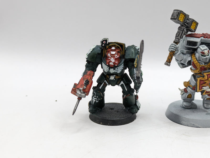 Warhammer 40k: Space Marine Dark Angels Devastators, Terminator and Jump-pack Captain (BA047)