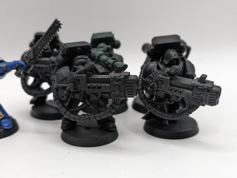 Warhammer 40k: Space Marine Dark Angels Devastators, Terminator and Jump-pack Captain (BA047)