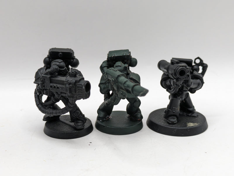 Warhammer 40k: Space Marine Dark Angels Devastators, Terminator and Jump-pack Captain (BA047)