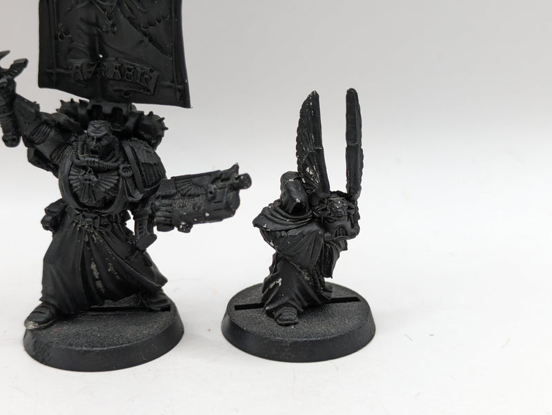 Warhammer 40k: Space Marine Dark Angels Belial and Azrael Metal (BA179)