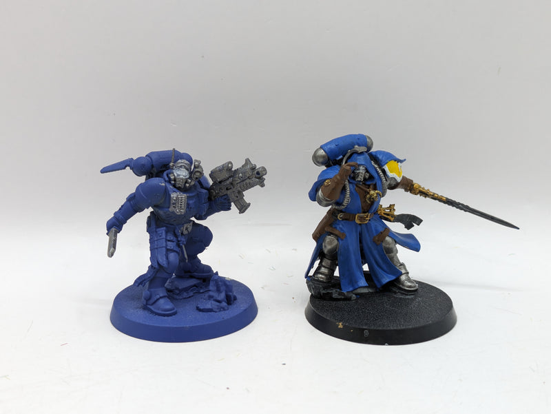 Warhammer 40k: Space Marine Phobos Librarian and Lieutenant (AJ129)