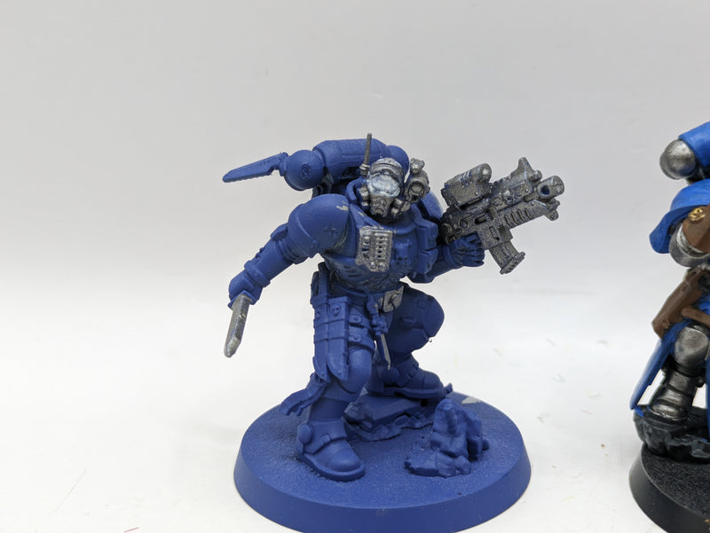 Warhammer 40k: Space Marine Phobos Librarian and Lieutenant (AJ129)