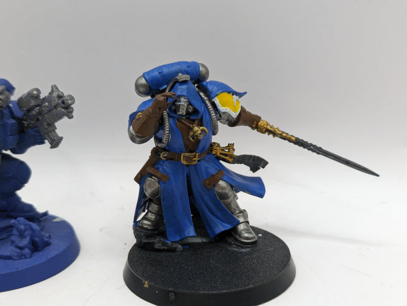 Warhammer 40k: Space Marine Phobos Librarian and Lieutenant (AJ129)