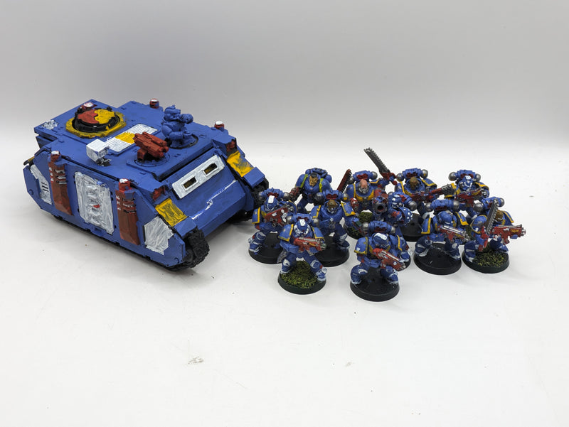 Warhammer 40k: Space Marine Tactical Marines and Rhino (BA134)