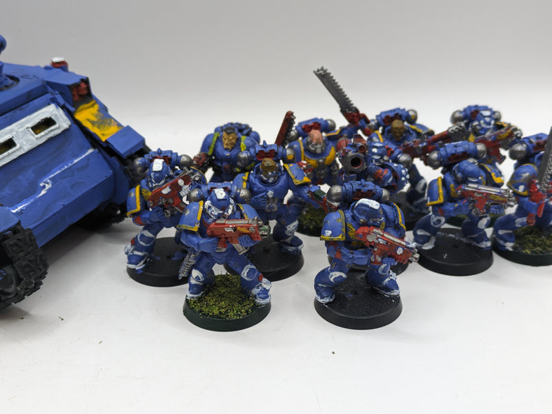 Warhammer 40k: Space Marine Tactical Marines and Rhino (BA134)