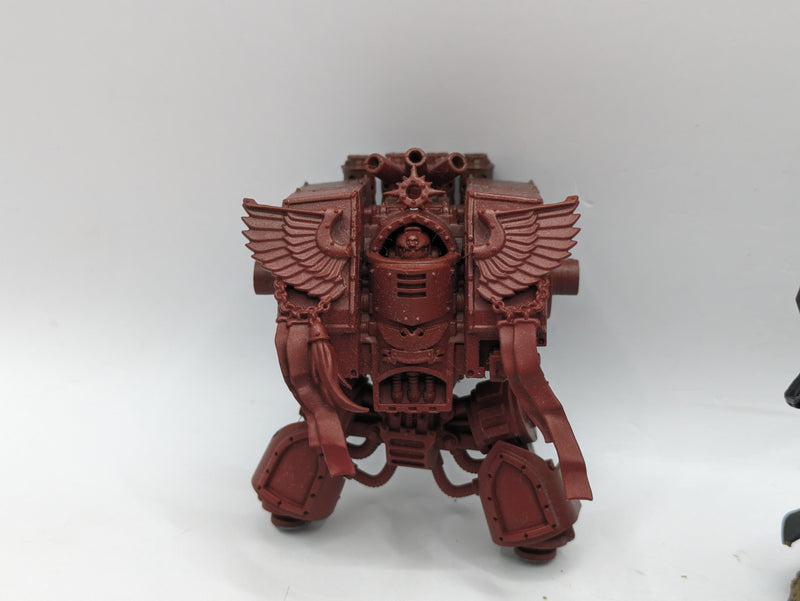 Warhammer 40k: Space Marine Blood Angels Venerable Dreadnought and Terminator Captain (AM005)