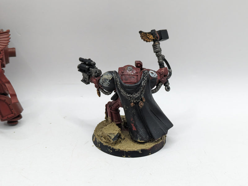 Warhammer 40k: Space Marine Blood Angels Venerable Dreadnought and Terminator Captain (AM005)