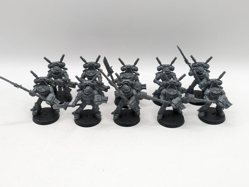 Warhammer 40k: Grey Knights Interceptor Squad - Missing Heads and Shoulder Pads (AW172)