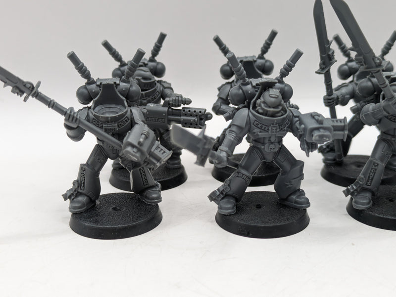 Warhammer 40k: Grey Knights Interceptor Squad - Missing Heads and Shoulder Pads (AW172)