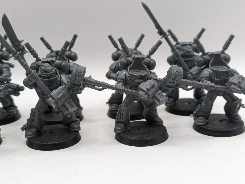 Warhammer 40k: Grey Knights Interceptor Squad - Missing Heads and Shoulder Pads (AW172)