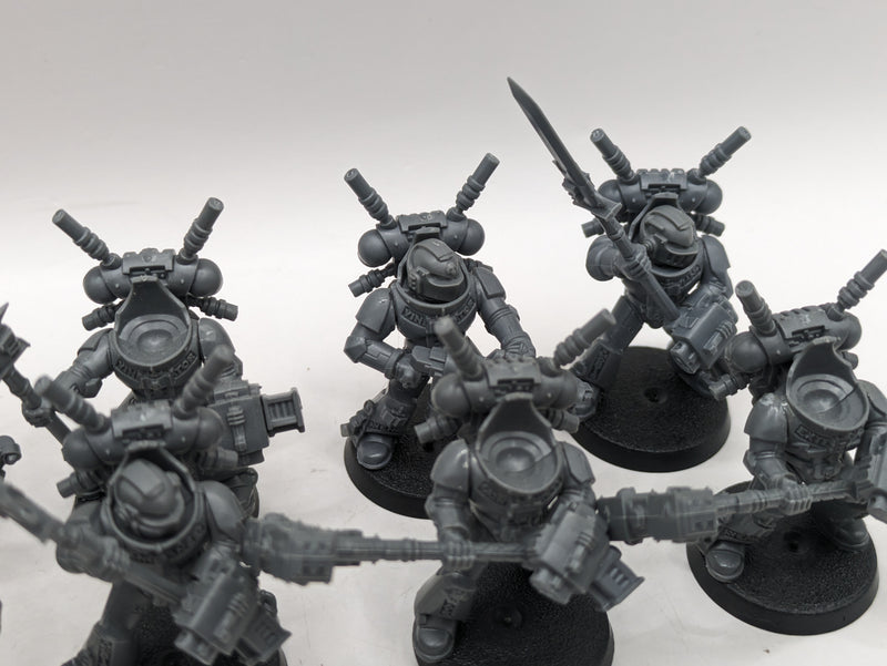 Warhammer 40k: Grey Knights Interceptor Squad - Missing Heads and Shoulder Pads (AW172)