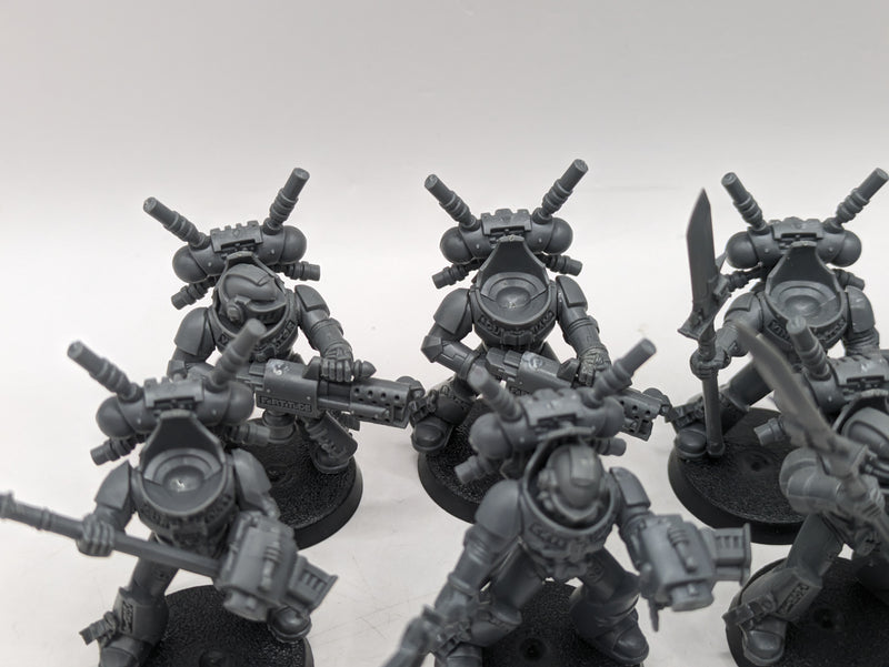 Warhammer 40k: Grey Knights Interceptor Squad - Missing Heads and Shoulder Pads (AW172)