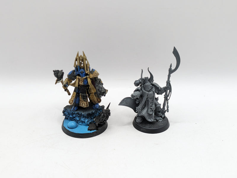 Warhammer 40k: Thousand Sons 30k Ahriman and Terminator Sorcerer (AZ154)