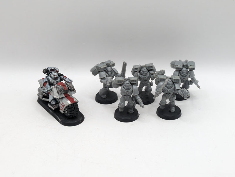 Warhammer 40k: Space Marine Assault Marines and Bike (AP009)