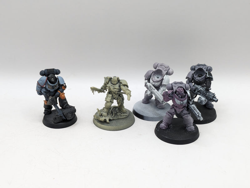 Warhammer 40k: Space Marine Heavy Intercessors, Phobos Lieutenant and Sergeant Jovan (AZ104)