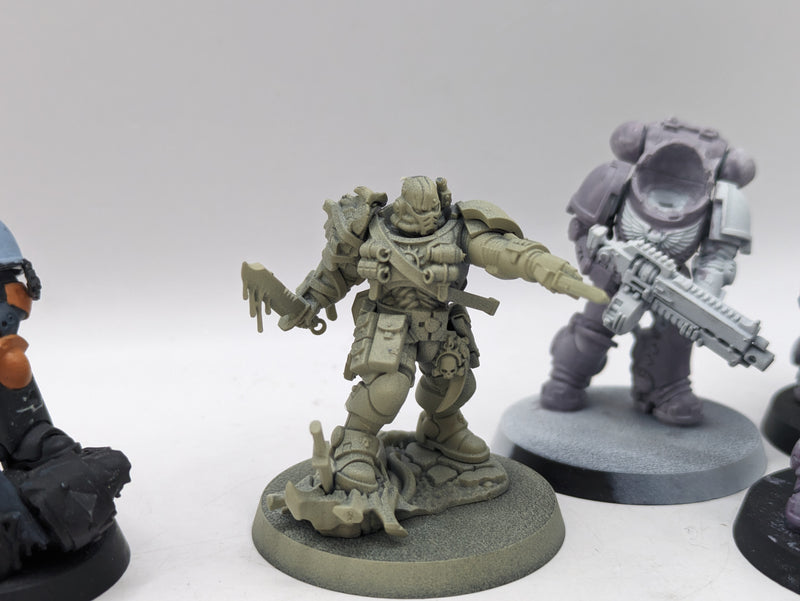 Warhammer 40k: Space Marine Heavy Intercessors, Phobos Lieutenant and Sergeant Jovan (AZ104)