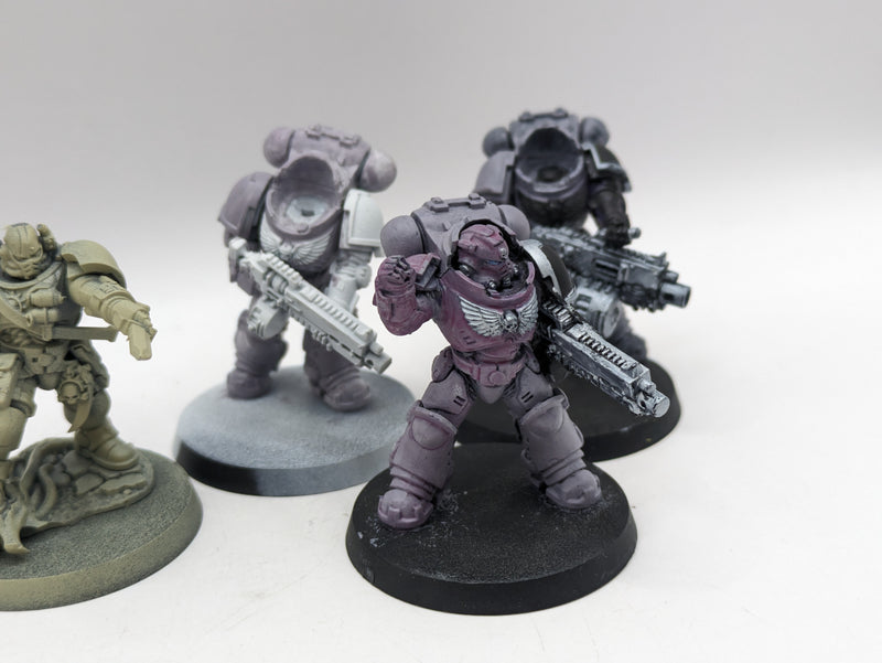 Warhammer 40k: Space Marine Heavy Intercessors, Phobos Lieutenant and Sergeant Jovan (AZ104)