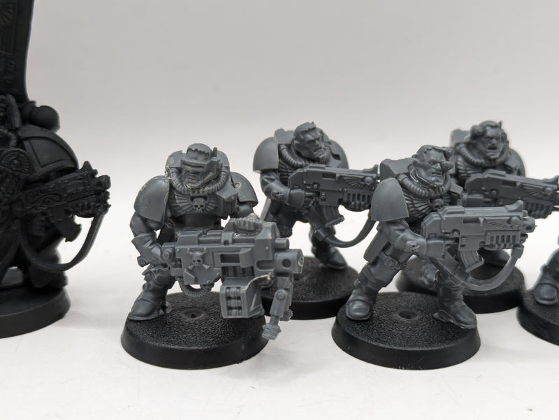 Warhammer 40k: Space Marine Scouts and Black Reach Captain (AW026)