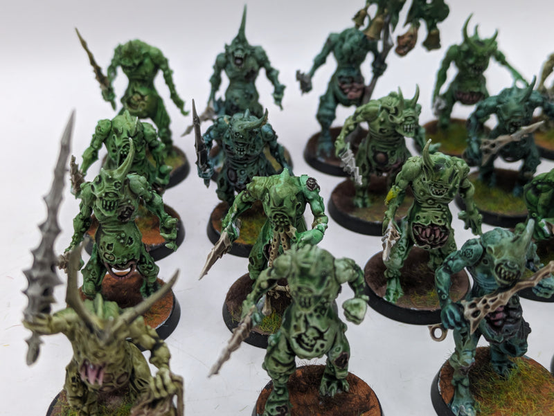 Warhammer Age of Sigmar: Maggotkin of Nurgle Plaguebearers (AT093)