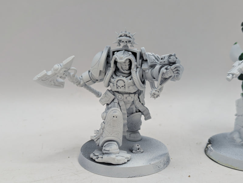 Warhammer 40k: Space Marine Captain with Jump Pack and Terminator Librarian (AH066)