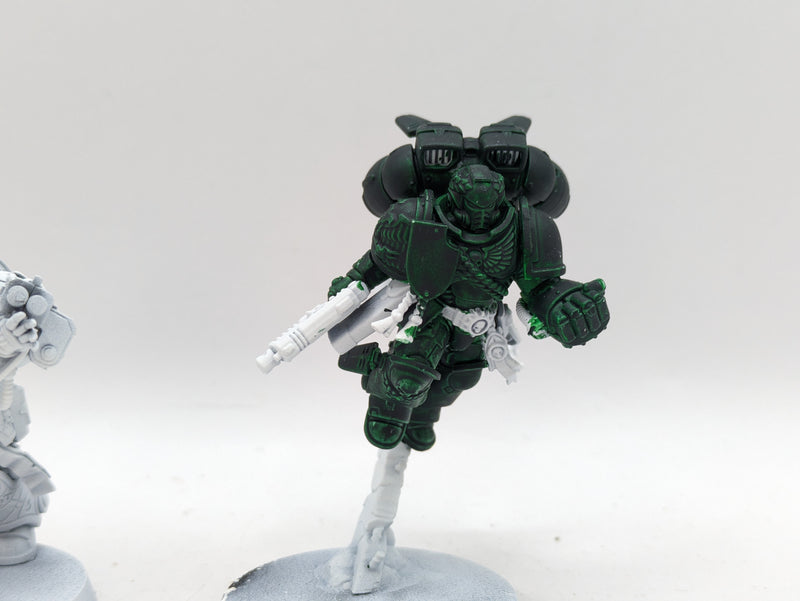 Warhammer 40k: Space Marine Captain with Jump Pack and Terminator Librarian (AH066)