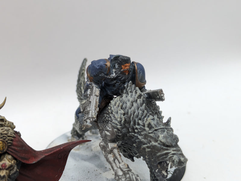 Warhammer 40k: Space Marine Space Wolves Thunderwolf Cavalry and Ulrik the Slayer (AW140)