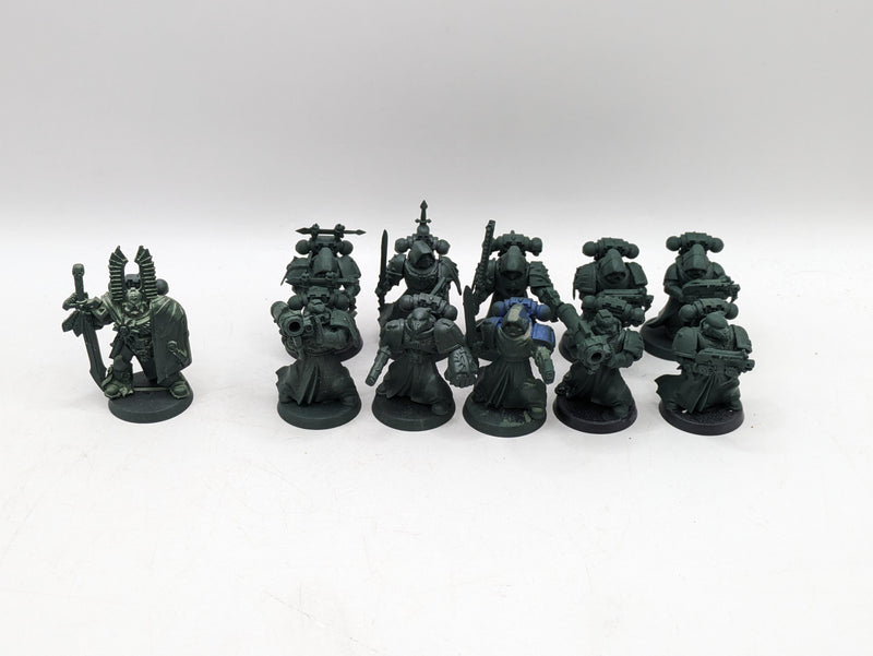 Warhammer 40k: Space Marine Dark Angels Veterans and Metal Company Master (AW170)