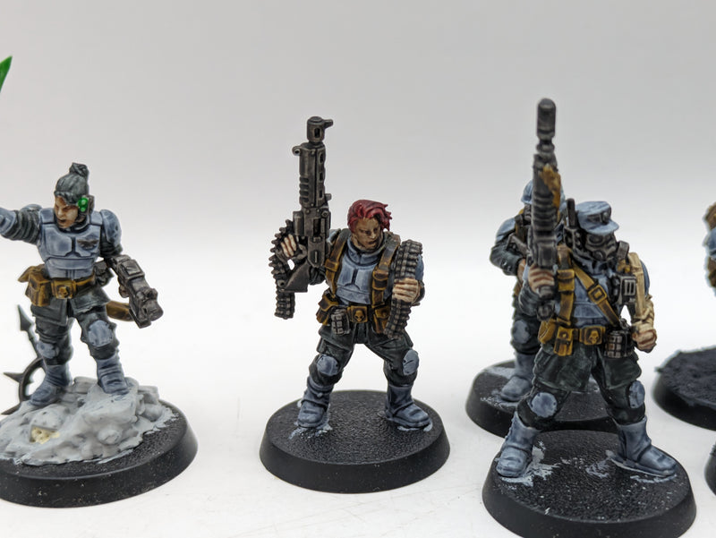 Warhammer 40k: Astra Militarum Cadian Shock Troops and Minka Lesk (AJ066)