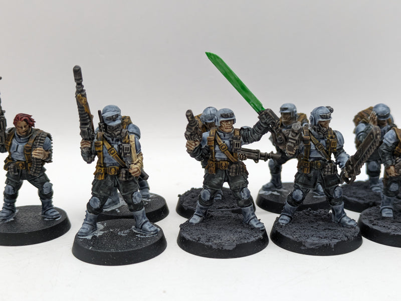 Warhammer 40k: Astra Militarum Cadian Shock Troops and Minka Lesk (AJ066)