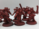 Warhammer 40k: Chaos Space Marine World Eaters Khorne Bezerkers and Converted Lord (BA027)
