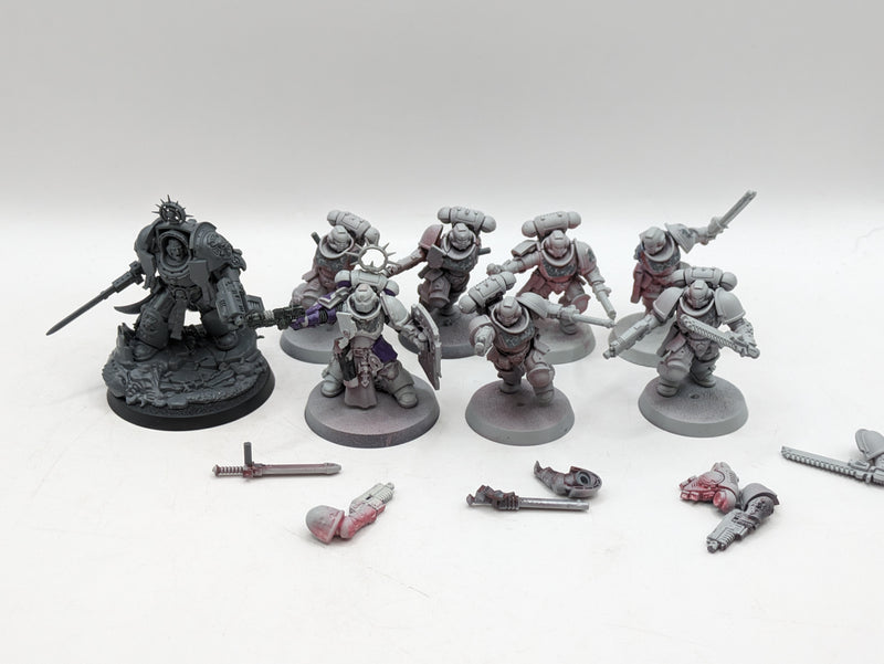 Warhammer 40k: Space Marine Intercessors, Blade Guard Lieutenants and Leviathan Captain (AJ082)