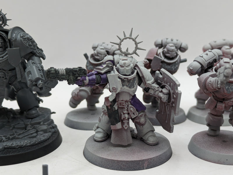 Warhammer 40k: Space Marine Intercessors, Blade Guard Lieutenants and Leviathan Captain (AJ082)