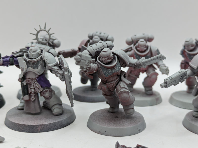 Warhammer 40k: Space Marine Intercessors, Blade Guard Lieutenants and Leviathan Captain (AJ082)