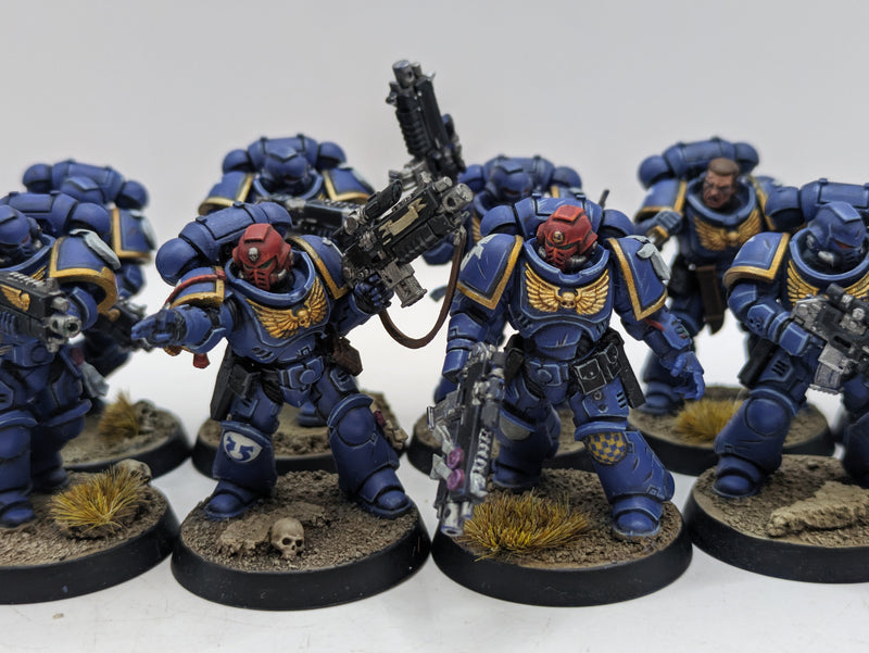 Warhammer 40k: Space Marine Ultramarines Intercessors - Well Painted (BC043)