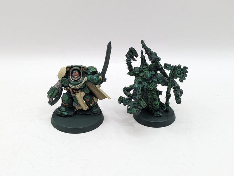 Warhammer 40k: Space Marine Dark Angels Techmarine and Terminator Captain (AI010)