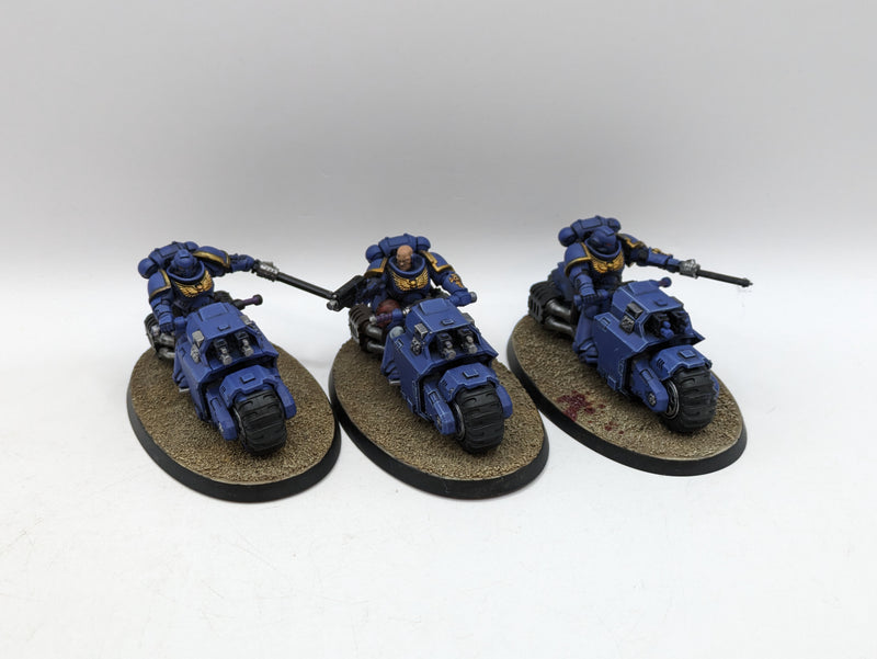 WARHAMMER 40K / WARHAMMER IMPERIUM 59 + 60 / 3 x OUTRIDERS SPACE MARINES WARHAMMER 40K / WARHAMMER IMPERIUM 59 + 60 / 3 x OUTRIDERS SPACE MARINES