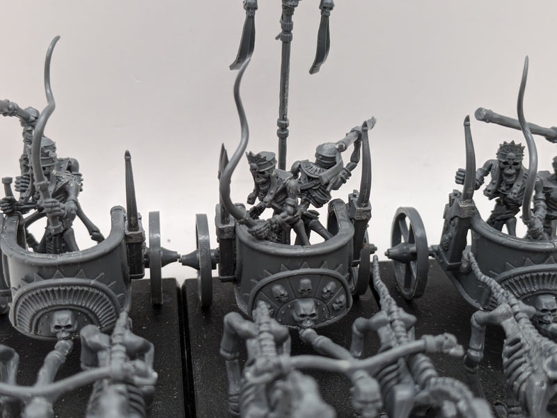 Warhammer The Old World: Tomb Kings of Khemri Skeleton Chariots (BF058)