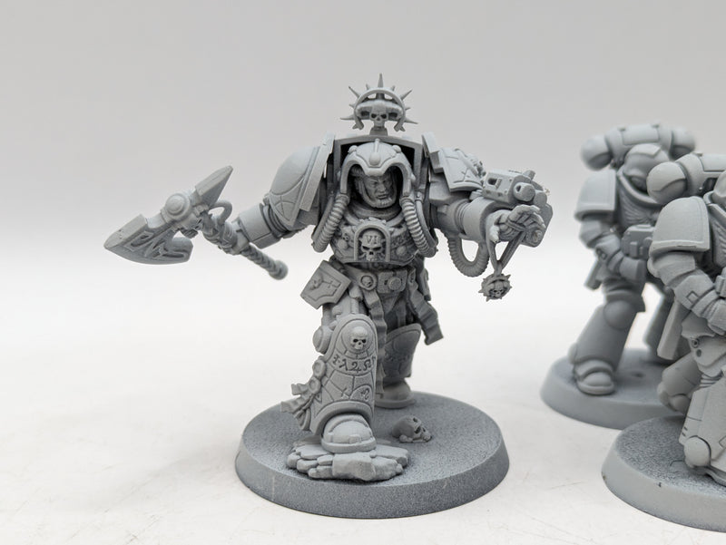 Warhammer 40k: Space Marine Infernus Squad and Terminator Librarian (BA140)