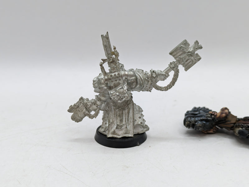 Warhammer 40k: Space Marine Black Templars Metal Chaplain Grimaldus (AI148)