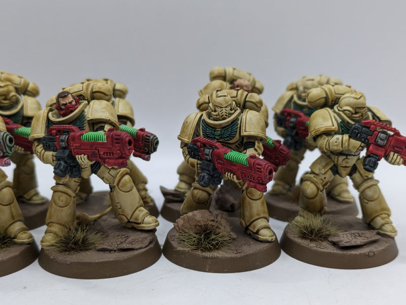 Warhammer 40k: Space Marines Dark Angels Hellblasters and Lieutenant (AW029)