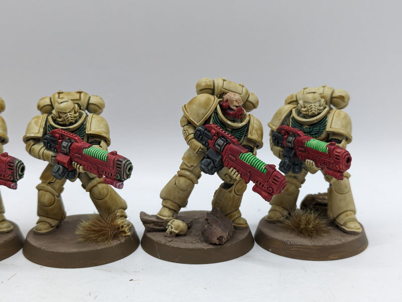 Warhammer 40k: Space Marines Dark Angels Hellblasters and Lieutenant (AW029)